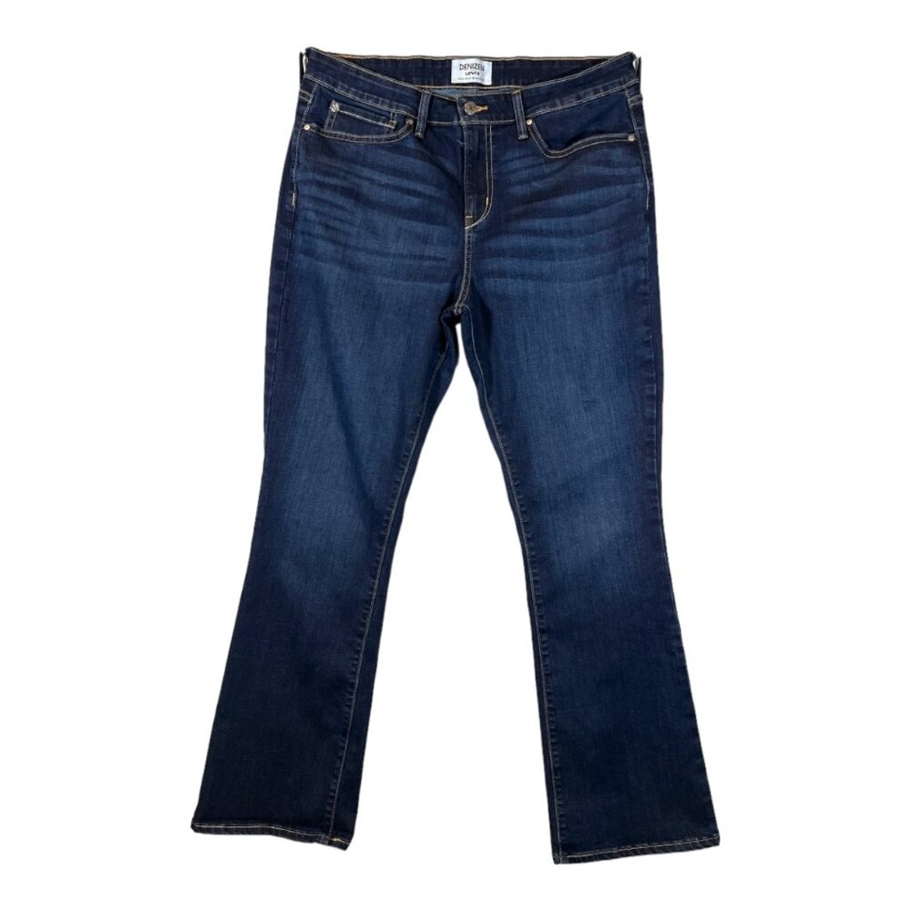 Denizen From Levi's Womens Denim Jeans Mid Rise Bootcut Size 16M 33x32 Stretch